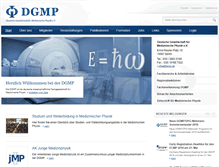 Tablet Screenshot of dgmp.de